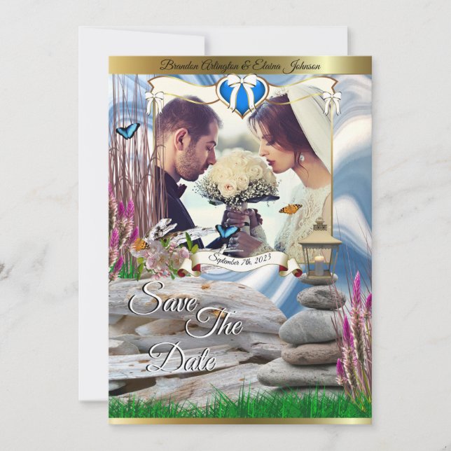 Convite Personalizado Salve a Data (Frente)