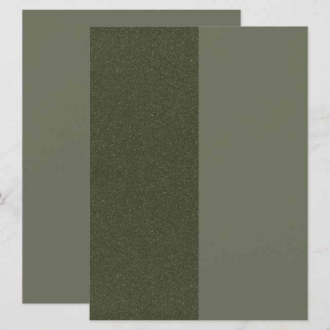 Convite Personalizado Split Moss Green (Frente/Verso)