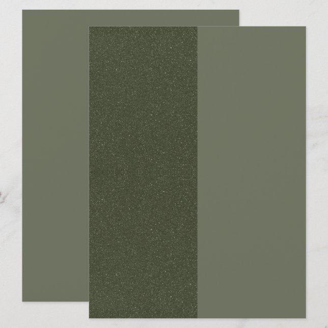 Convite Personalizado Verde Split Moss (Frente/Verso)