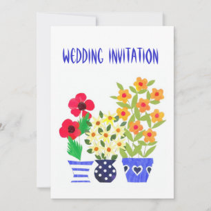 Convite Personalizável De Casamento De Energia De
