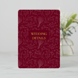 Convite Personalizável Marrom Real
