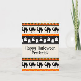 Convite personalizável para a festa de Halloween.