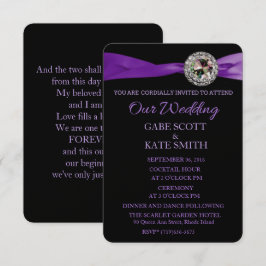 CONVITE personalizável para WEDDING de Poem