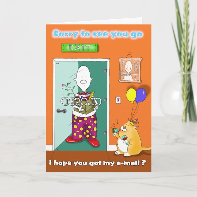 Convite pesaroso ver u ir email (Frente)