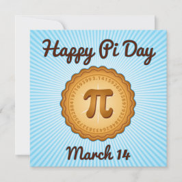 Convite Pi Day Feliz