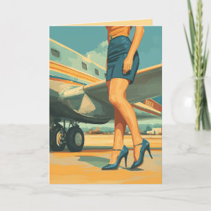 Convite Piloto Elegante do Jet