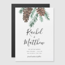 Pinecone Watercolor De Inverno Salva A Data