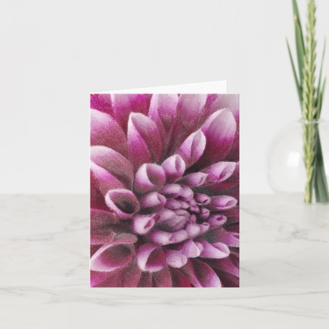 Convite Pink Dahlia (Frente)