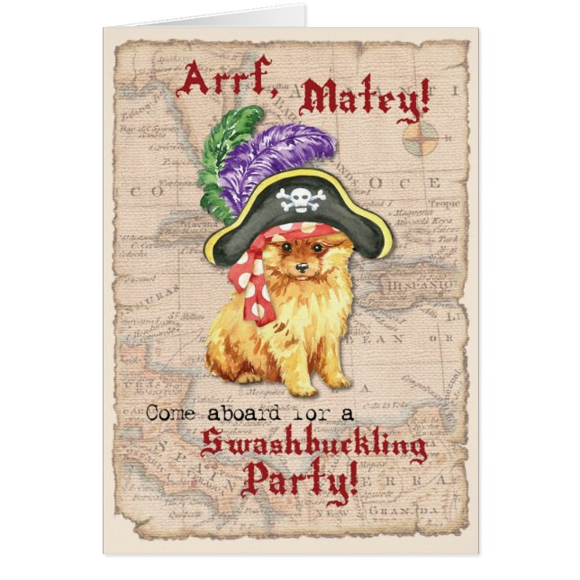 Convite Pirata da Pomerânia (Frente)