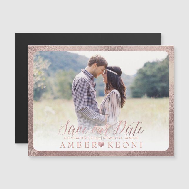 Convite PixDezines Salve nossa Rosa de Data/Faux Dourada (Frente/Verso)