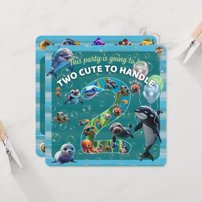 Convite Plano de Borda Arredondada de Festa Arredo (Frente/Verso In Situ)