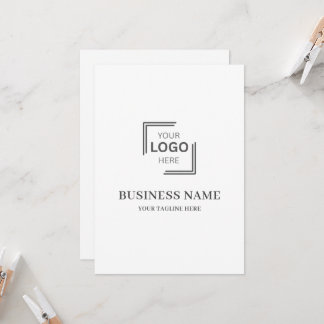 Convite Plano Personalizável, Tamanho: 5" x 7", Pa