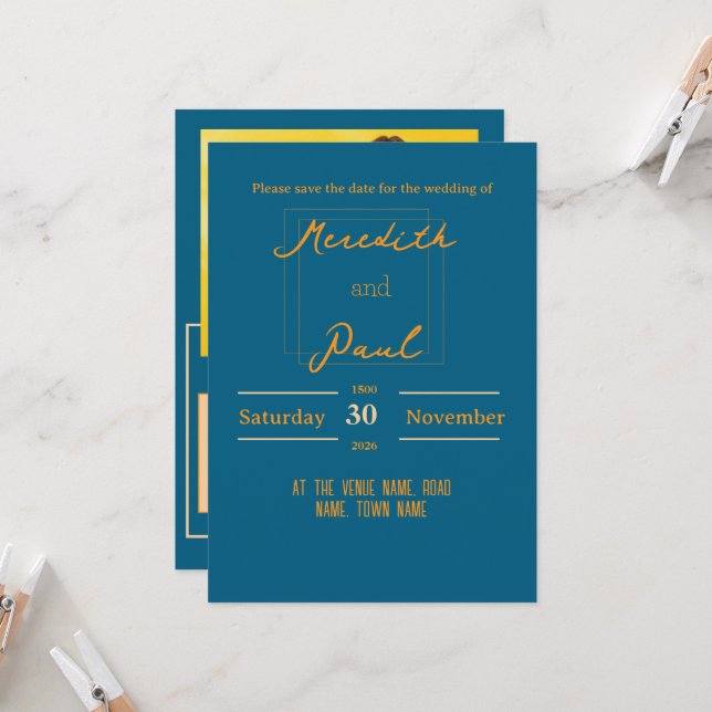 Convite Plano, Tamanho: 13 cm x 18 cm, Papel: Assi (Frente/Verso In Situ)