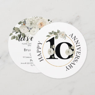 Convite Plano, Tamanho: 5,25" x 5,25", Papel: Matt