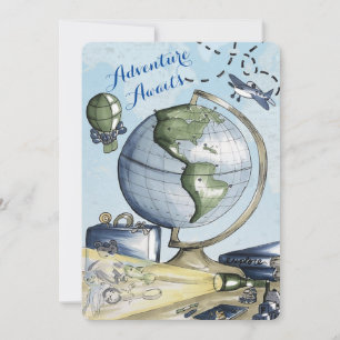 Convite Plano, Tamanho: 5" x 7", Papel: Matriz, En