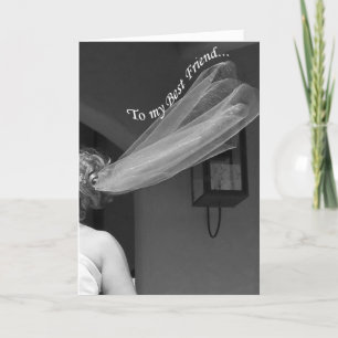 Convite Please be my Matron of Honor Best Friend Card