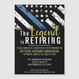 Convite Polícia de Sinalizador da Linha Azul de Reforma da