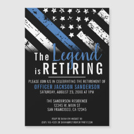 Convite Polícia de Sinalizador da Linha Azul de Reforma da