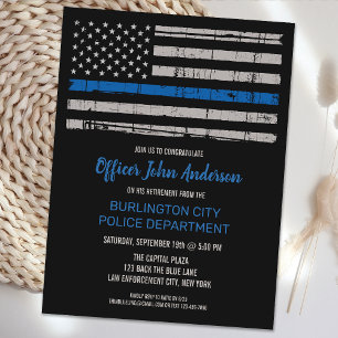 Convite Policial para Aposentadoria das Forças da 