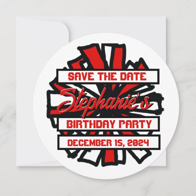 Convite Pom Pom #8 (Frente)