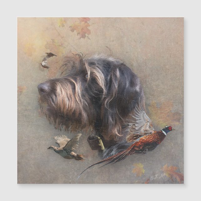 Convite Ponteiro alemão Wirehaired (Frente)