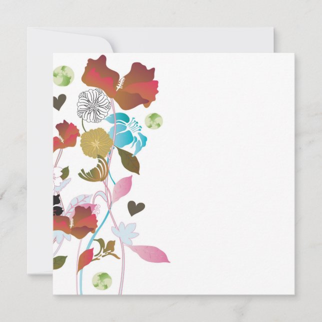 Convite Poppies (Frente)