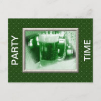 Convite postal para o Dia de Patrick