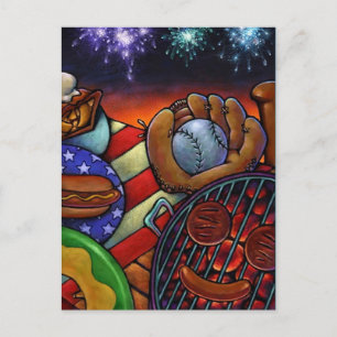 CONVITE POSTAL Verão Griling 4 de julho PC