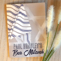Prayer Shawl Tallit Blue Silver Star de David