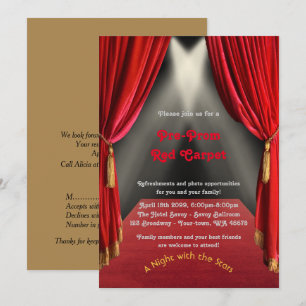 Convite pré-Baile de formatura, Pré-Baile de for