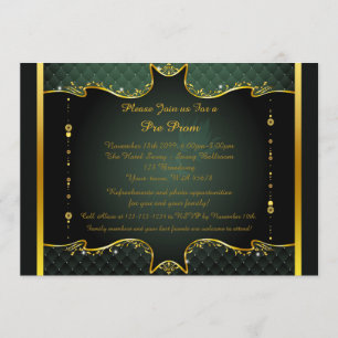 Convite pré-Baile de formatura, Pré-Baile de forma