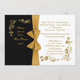 Convite pré-Baile de formatura, Pré-Baile de forma