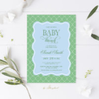 Convite Preppy Baby Brunch