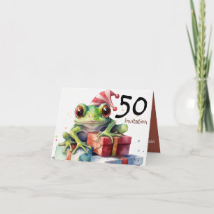 Convite Presentes embrulhados para o presente de aniversár