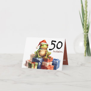 Convite Presentes embrulhados para o presente de aniversár
