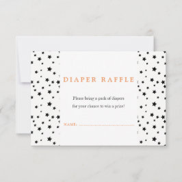 Convite preto para Fralda de Halloween