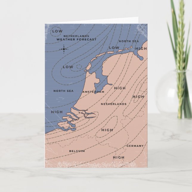 Convite Previsão do Tempo na Holanda (Frente)