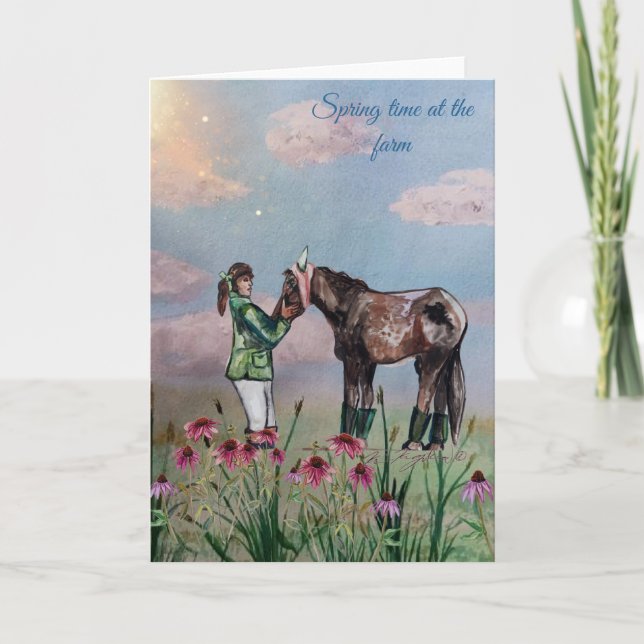 Convite Primavera na fazenda número três (Frente)