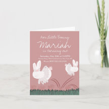 Primeiro aniversario de Mão Bonito de Coelhinho De