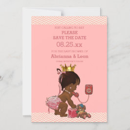 Convite Princesa Étnica ao Telefone Salve os Cavalos da Da