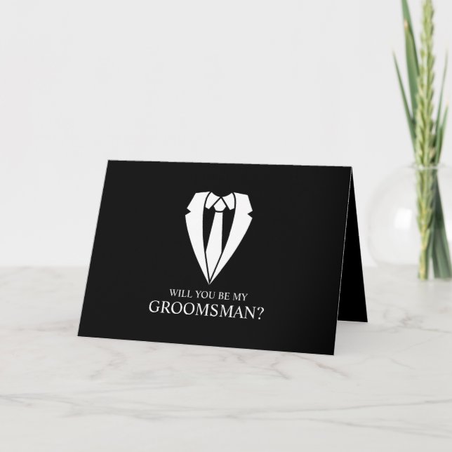 Convite Proposta de Padrinho de casamento Personalizado de (Frente)