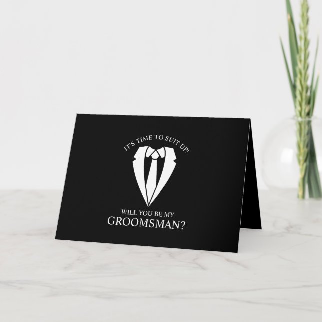 Convite Proposta de Padrinho de casamento Personalizado de (Frente)