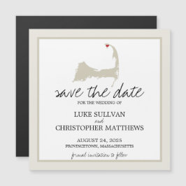 Convite Provincetown Cape Cod Wedding Salvar Data