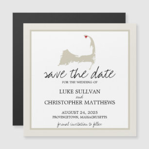 Convite Provincetown Cape Cod Wedding Salvar Data