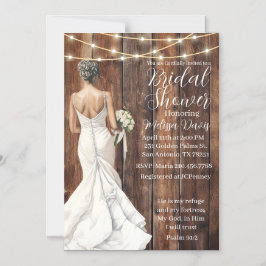 Convite Psalm 91:2 Bridal Shower Invitation