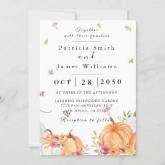 Convite Pumpkin para Casamento