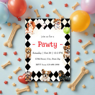 Convite Puppy Dog Pawty