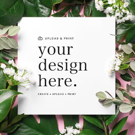 Convite Quadrado | Upload de Design Convite DIY 5,