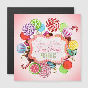 Convite Qualquer evento do Candy