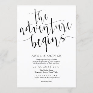 Convite que rústico do casamento a aventura come